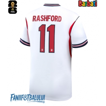 Anglia Marcus Rashford #11 Tricou Fotbal Replică Mondial 2026 Barbati Acasa